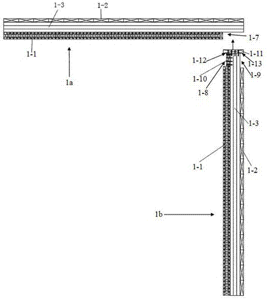模块化变向钉合层积木保温结构板L形连接节点的制作方法