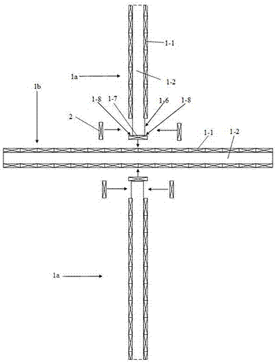 模块化钉合层积木隔声多功能结构板十字形节点的制作方法