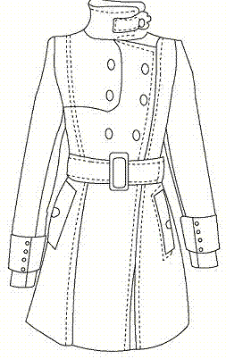 立领风衣的制作方法与流程
