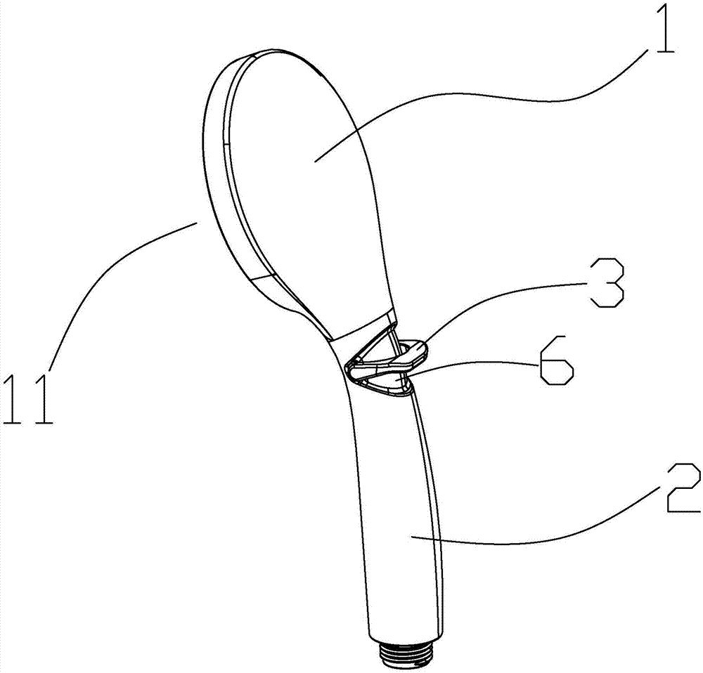 一种花洒结构的制作方法