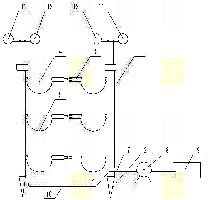 一种具有驱虫作用的植物支撑架的制作方法