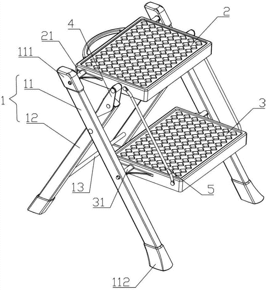 可折叠踏板凳的制作方法
