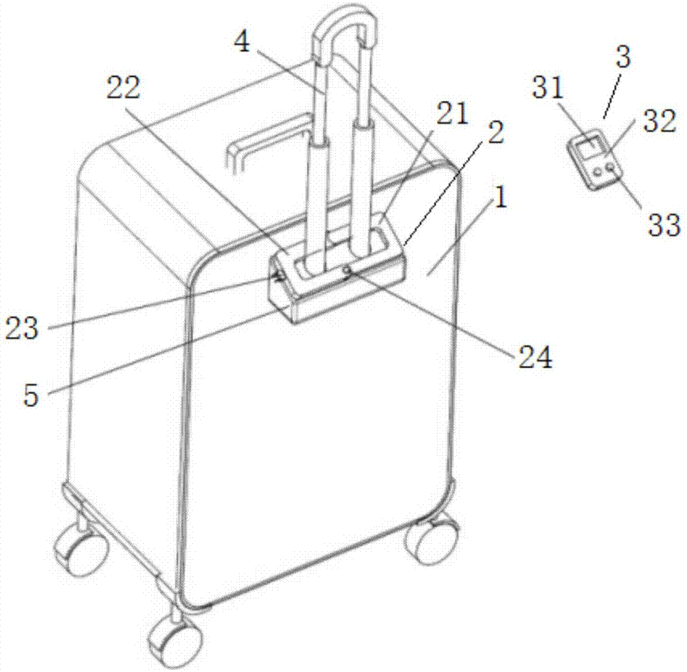 一种行李箱定位装置的制作方法