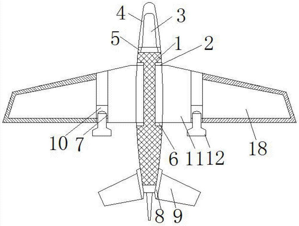 一种板式拼装可调飞机模型的制作方法