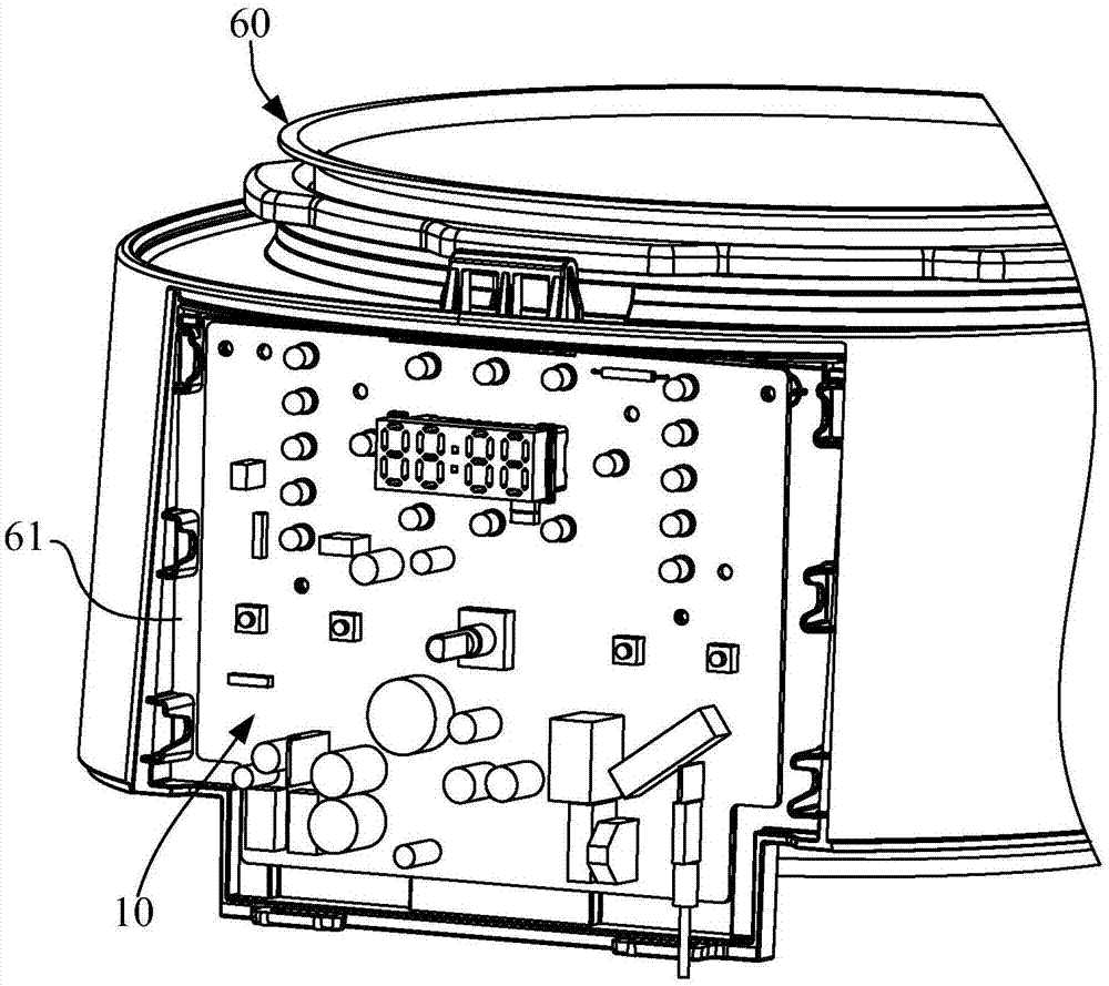 电热炊具控制器组件、电热炊具壳体组件及电热炊具的制作方法