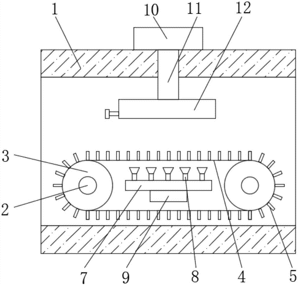 一种电子元件同步除尘装置的制作方法