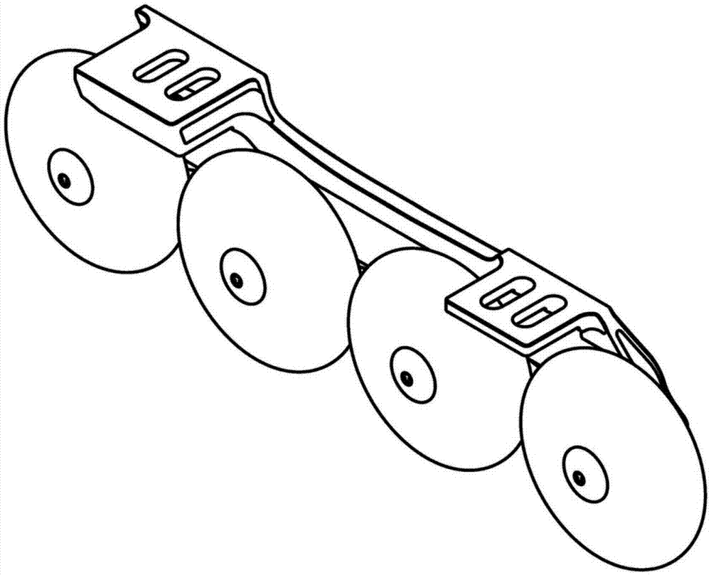 一种轮滑鞋新型支撑结构的制作方法