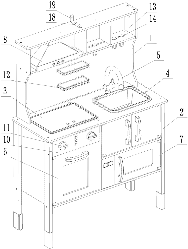 儿童厨房玩具的制作方法