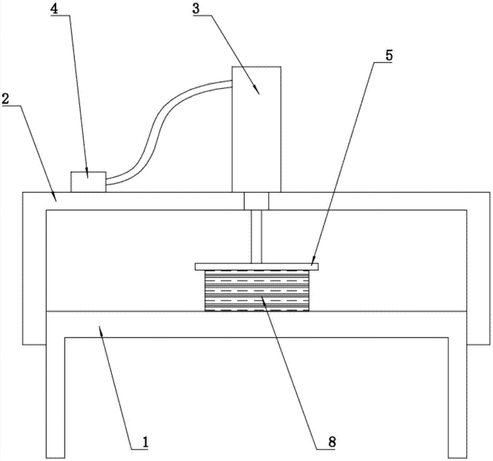 一种纸箱接缝压制定型装置的制作方法
