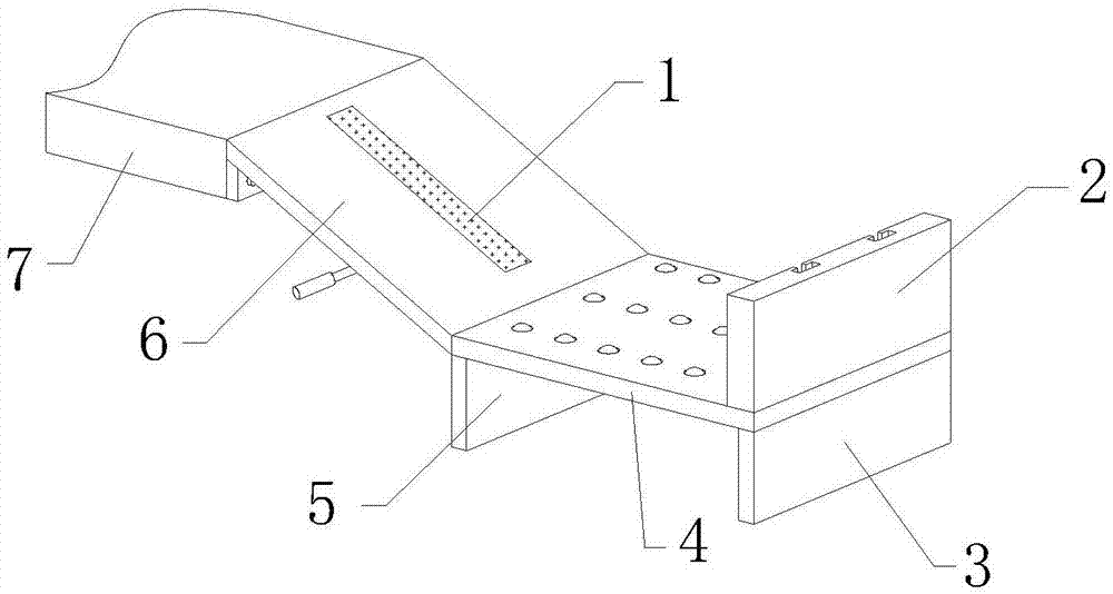 一种人防门生产的液压摆式剪板机用过渡接料装置的制作方法