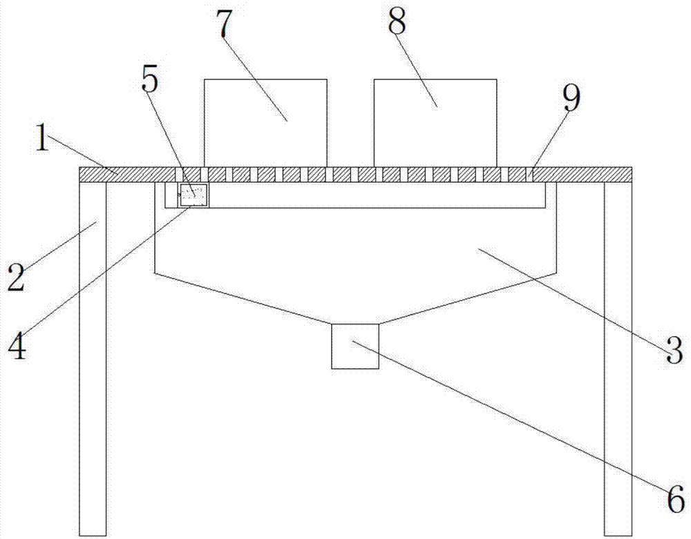 一种穿墙螺栓生产用作业台的制作方法