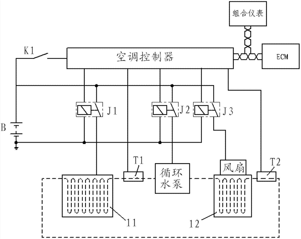 一种汽车空调的制冷辅助系统的制作方法