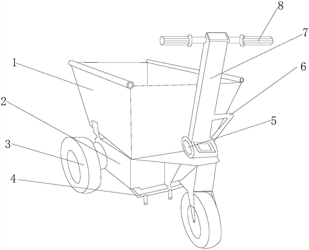 一种建筑施工用推车的制作方法