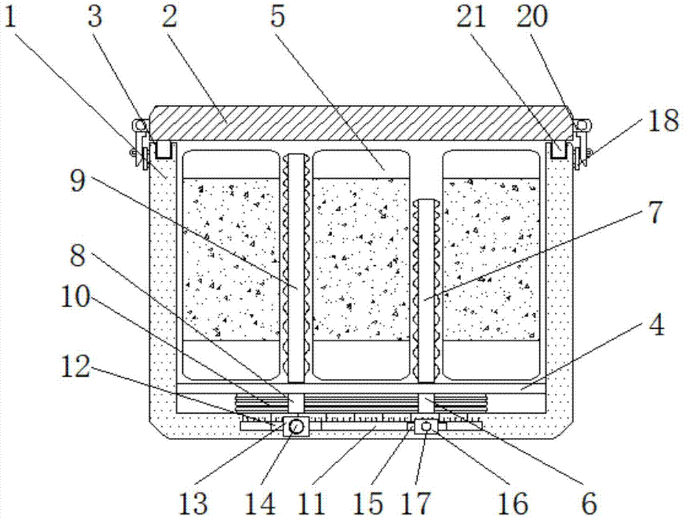 一种新能源电池用的保护装置的制作方法