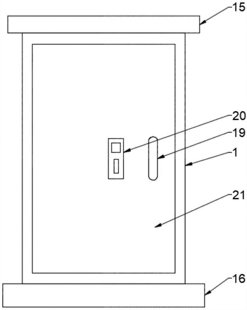 一种基于智能电子锁装置的一体化机柜的制作方法