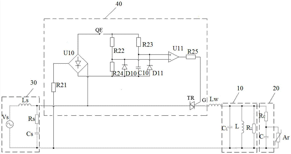 一种干式空心并联电抗器的过压保护电路的制作方法