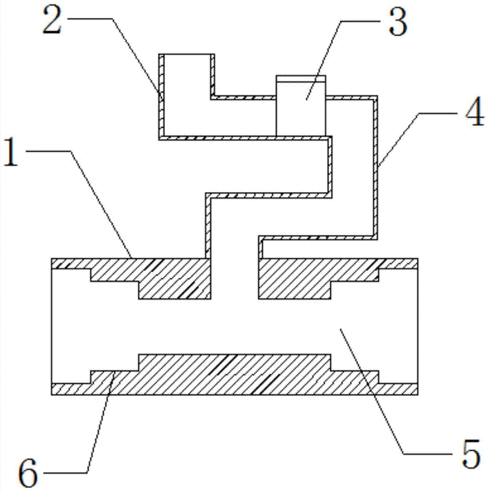 一种抗冲击型方便连接的工程塑料三通的制作方法