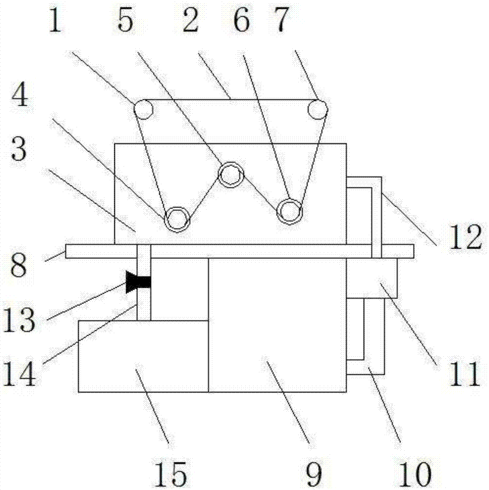 一种布料印染输送带的制作方法