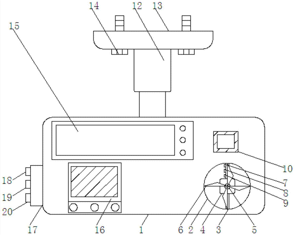 一种悬挂式家用空气污染检测设备的制作方法