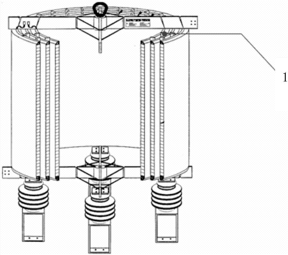 干式空心电抗器通风条绝缘性能的测试方法与流程