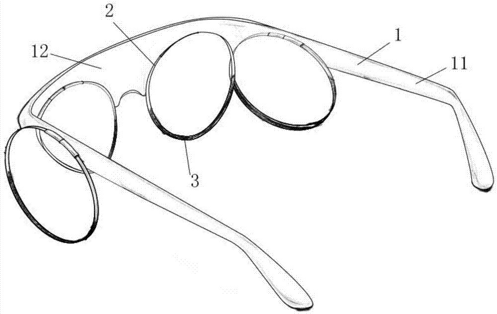 一种缓解晕车的眼镜的制作方法
