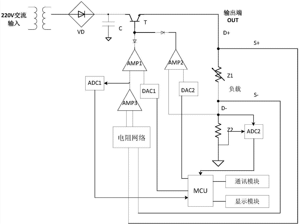 一种高精度高分辨率可编程电源电路的制作方法