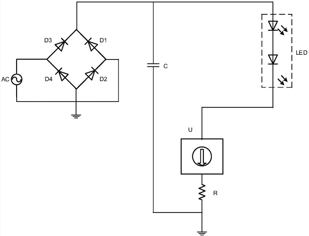 一种具有高PF无频闪的LED恒流驱动电路的制作方法