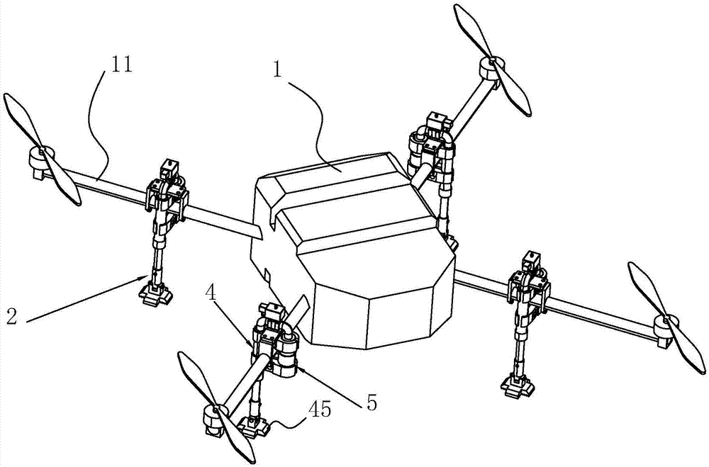 一种植保无人飞机复杂地形自适应起落架及控制方法与流程