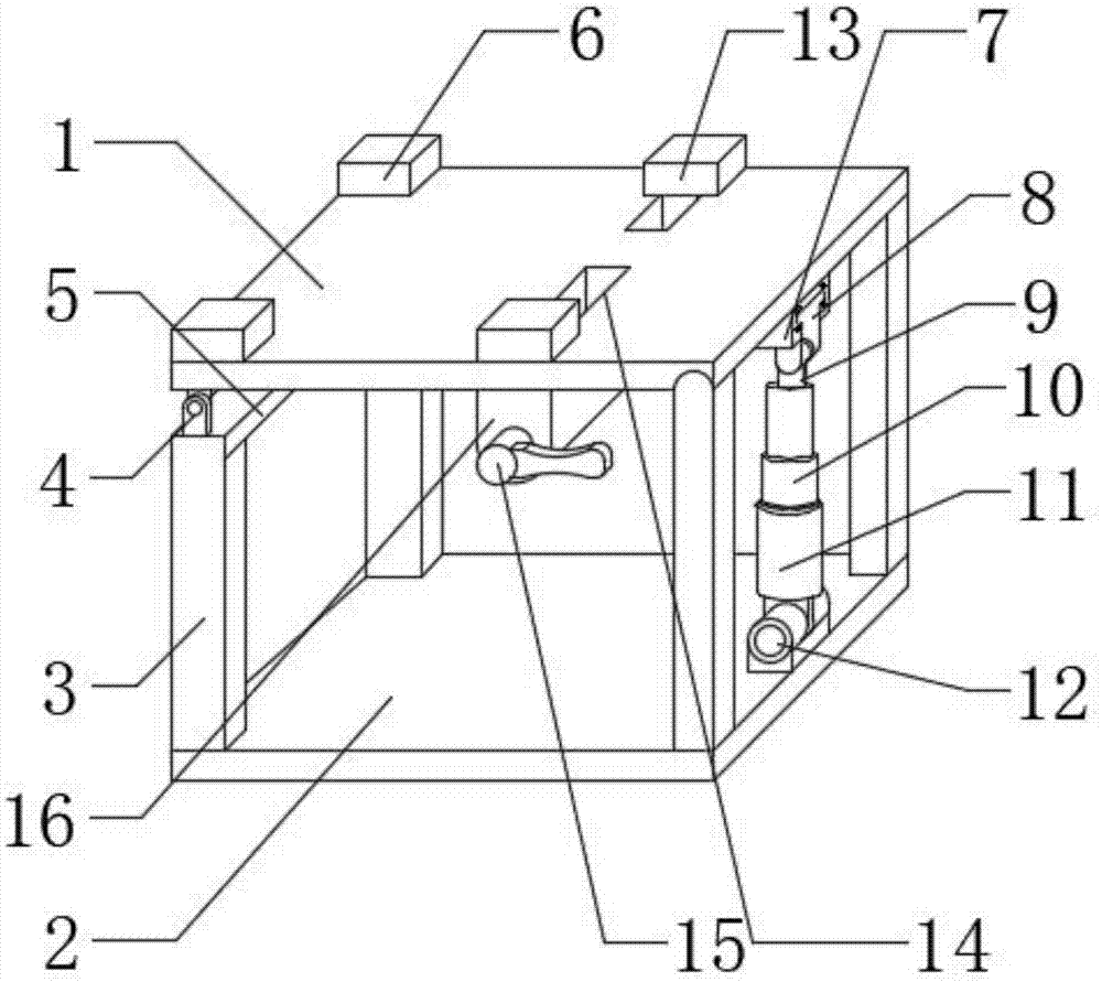 一种硅片自动插片机的硅片花篮支撑安装架的制作方法