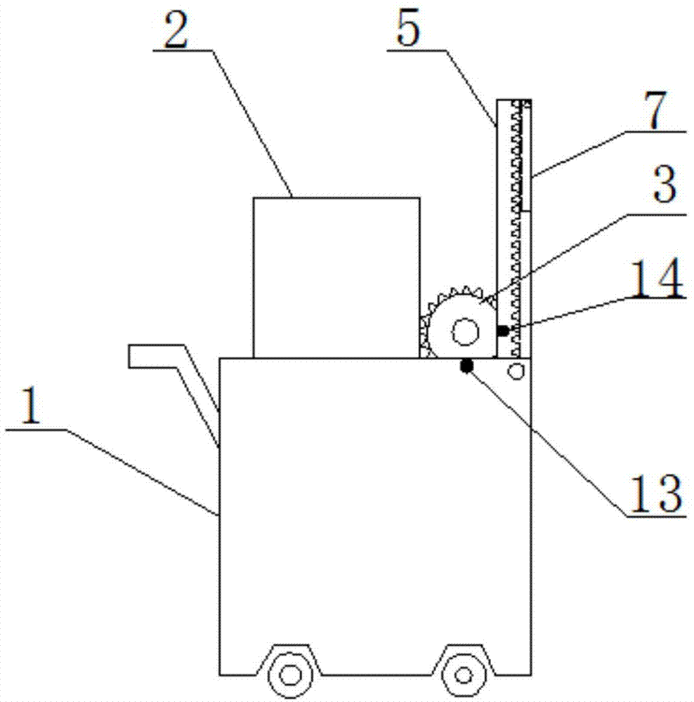 一种移动式导联接线收放线装置的制作方法
