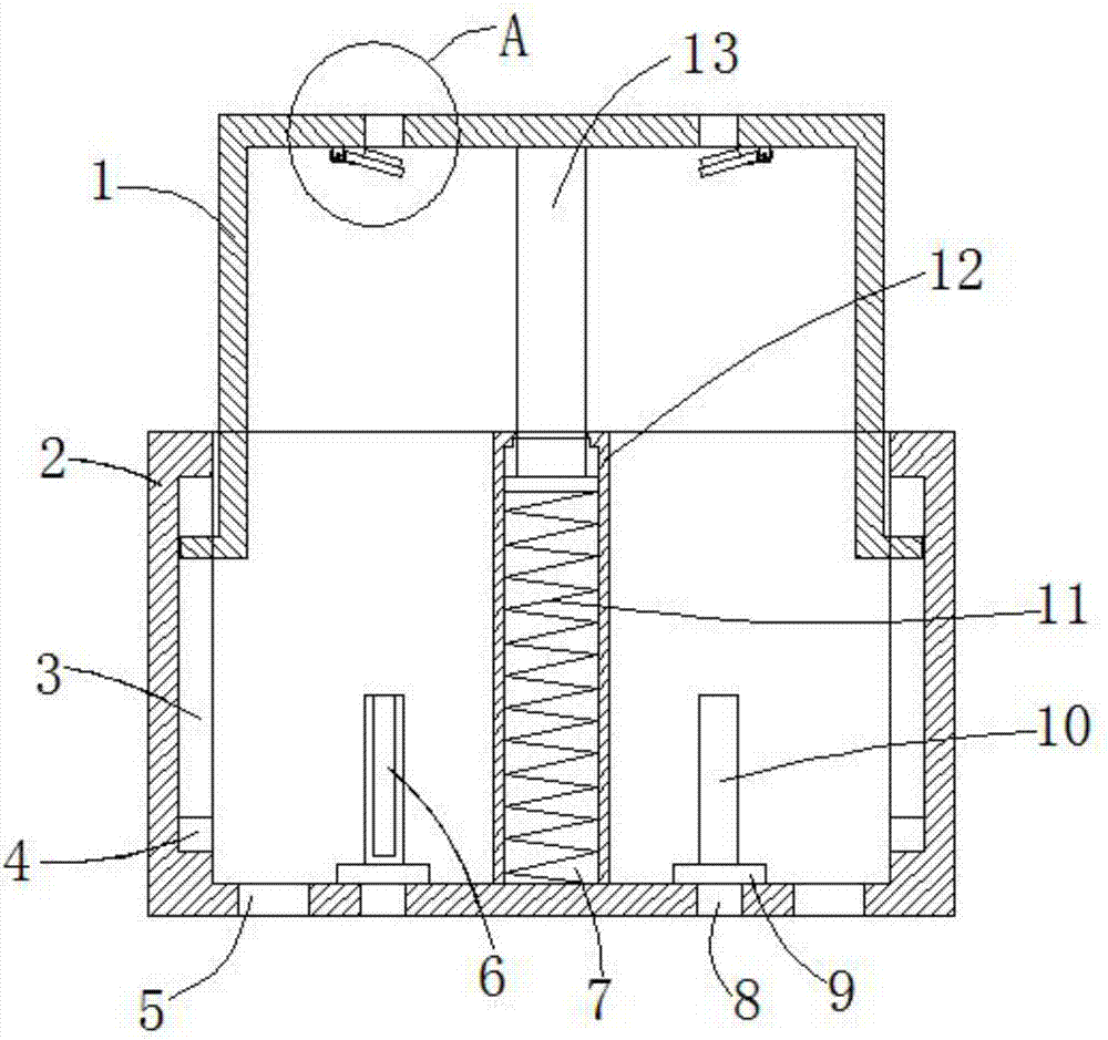 医用防尘可伸缩插座的制作方法