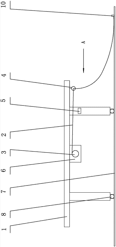 平板车电缆线保护装置的制作方法