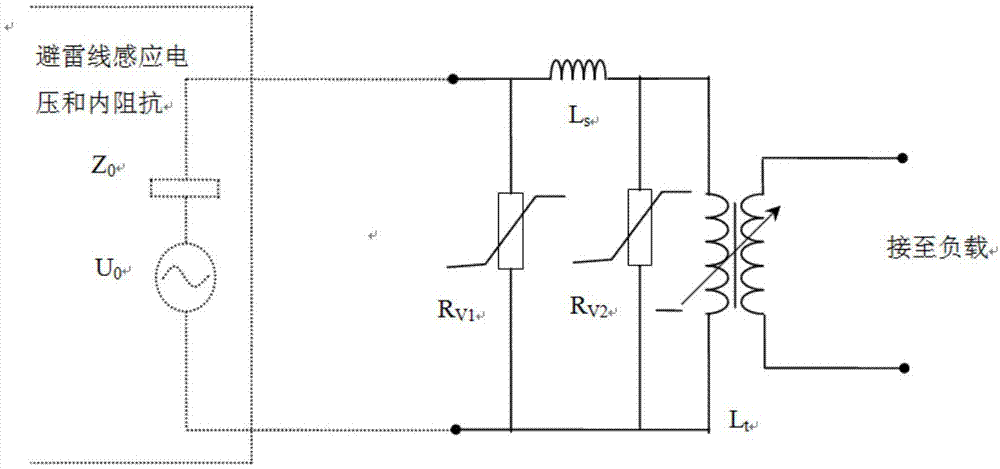一种非线性稳压补偿输电线路避雷线取电装置的制作方法