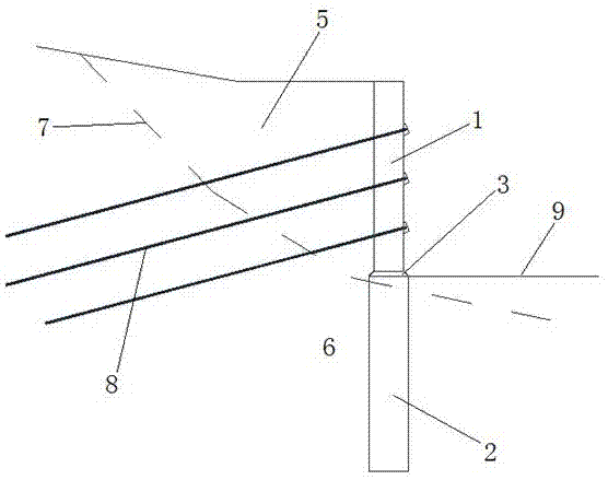 一种矩形桩内接于圆桩的组合式抗滑桩的制作方法