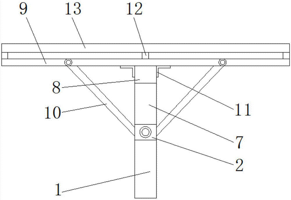 一种新型光伏发电的手动折叠机构的制作方法