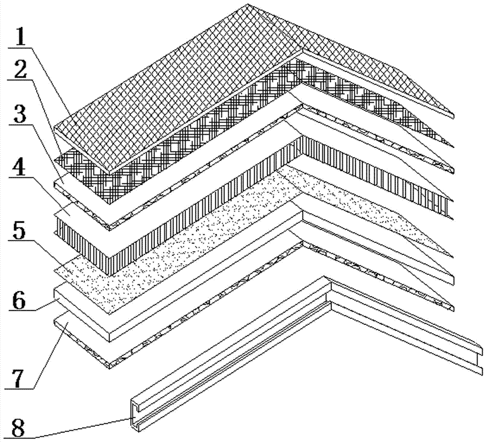 一种轻钢结构房屋的屋顶的制作方法