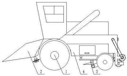 一种起根茬玉米收割机的制作方法