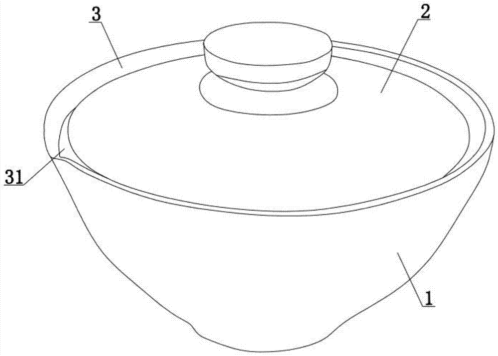 一种新型的壶式盖碗的制作方法