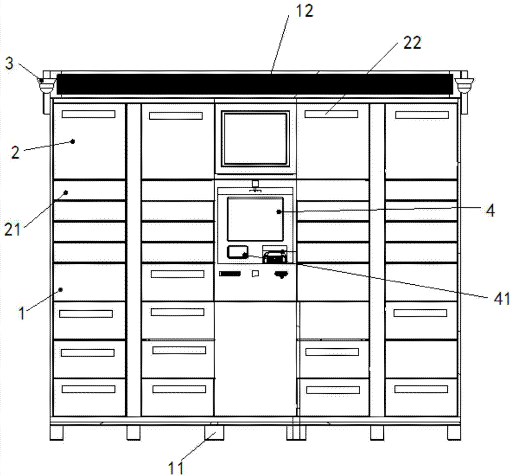 一种具有快递柜功能的信报柜的制作方法