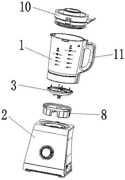 一种具有熔断器的加热破壁机的制作方法