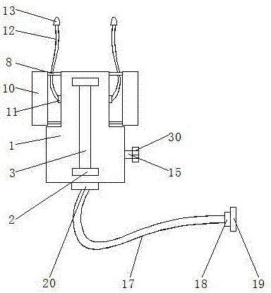 一种便携式内科医生用听诊器的制作方法