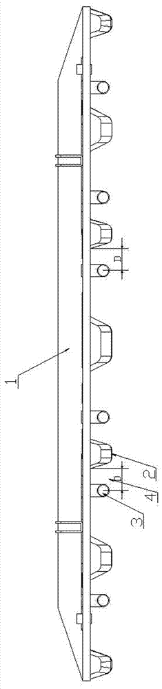 一种水稻插秧施肥一体机新型船板的制作方法