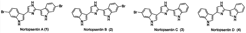 Nortopsentin类生物碱及其衍生物在防治植物病虫害中的应用的制作方法