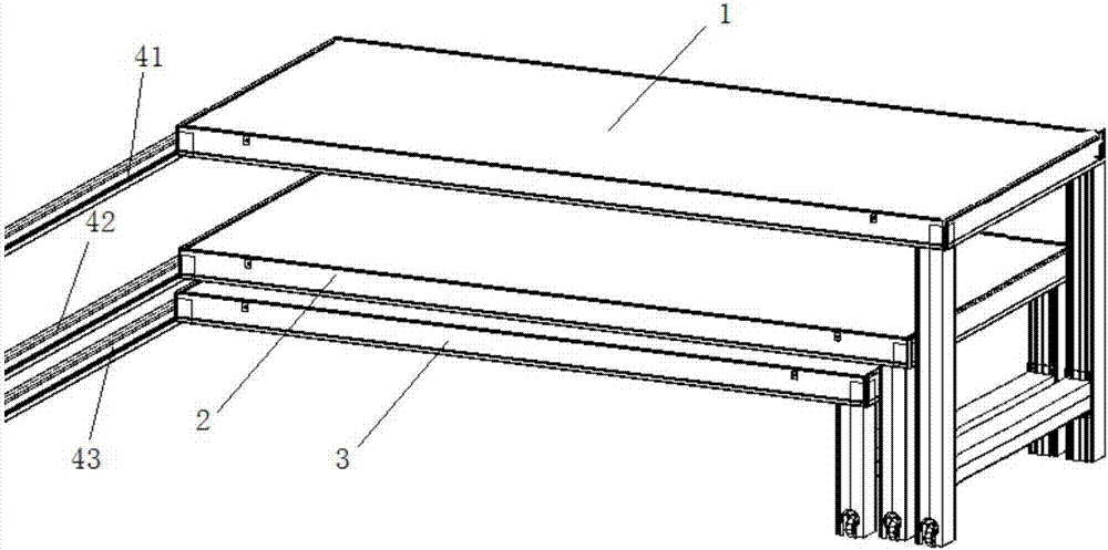 一种节省空间的桌床凳组合结构的制作方法