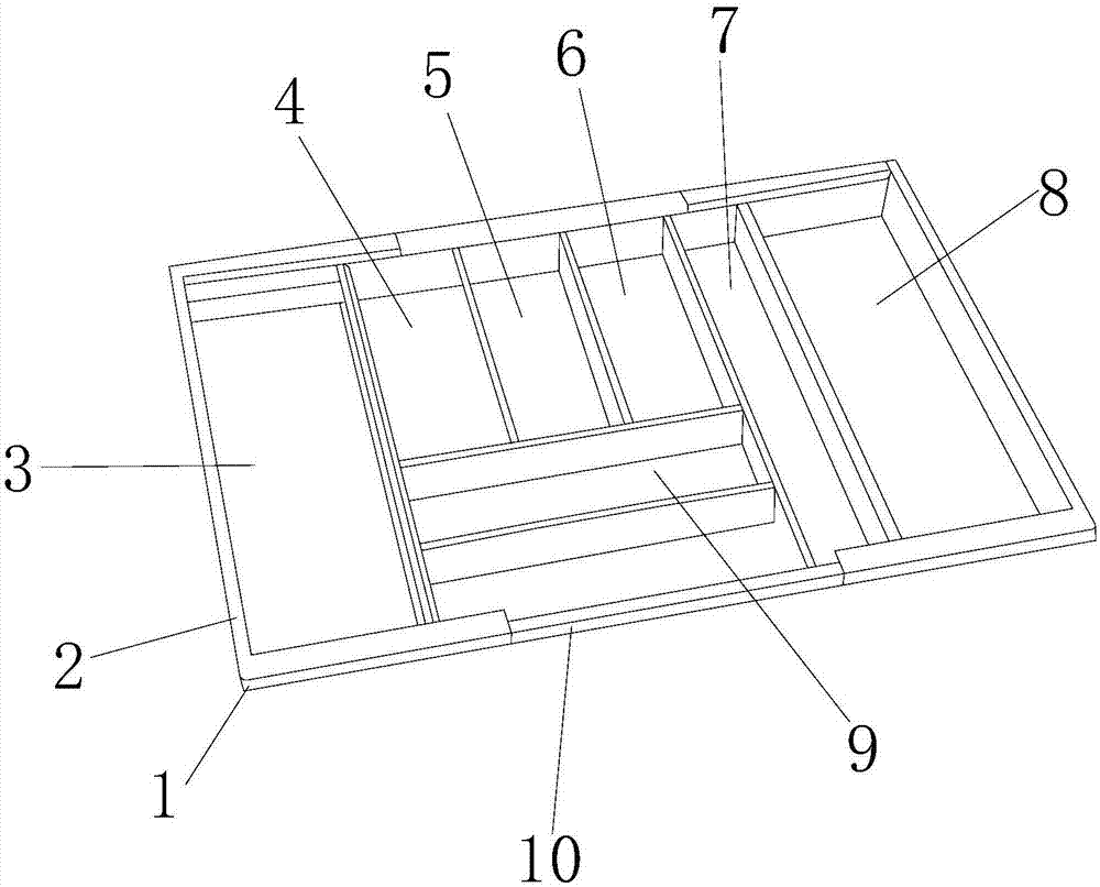 一种多功能餐具托盘的制作方法