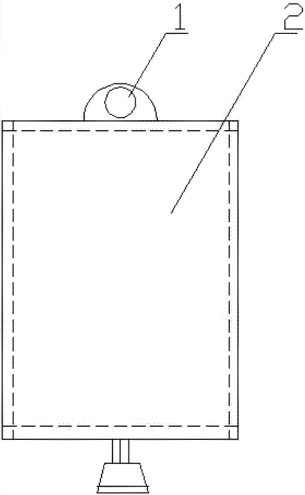 一种具有可折叠悬挂部的输液袋的制作方法