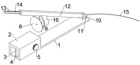 一种方型塑料管切割装置的制作方法