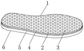 一种具有减震功能的透气鞋垫的制作方法