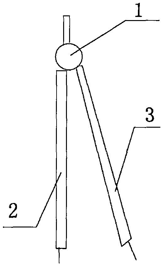 一种圆规的制作方法
