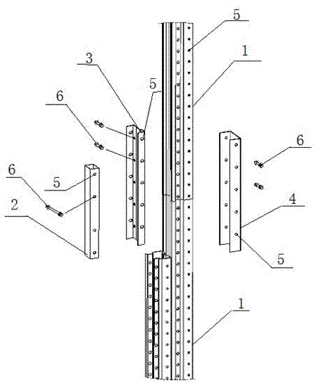 一种稳固型拼接立柱的制作方法